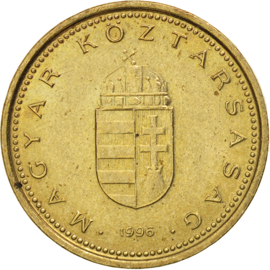 Moneta, Ungheria, Forint, 1996, Budapest, SPL-, Nichel-ottone, KM:692
