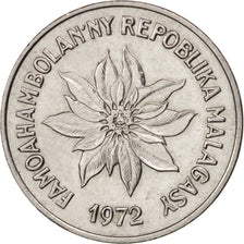 Madagascar, 5 Francs, Ariary, 1972, Paris, MS(64), Stainless Steel, KM:10