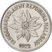 Madagascar, 5 Francs, Ariary, 1972, Paris, MS(64), Stainless Steel, KM:10
