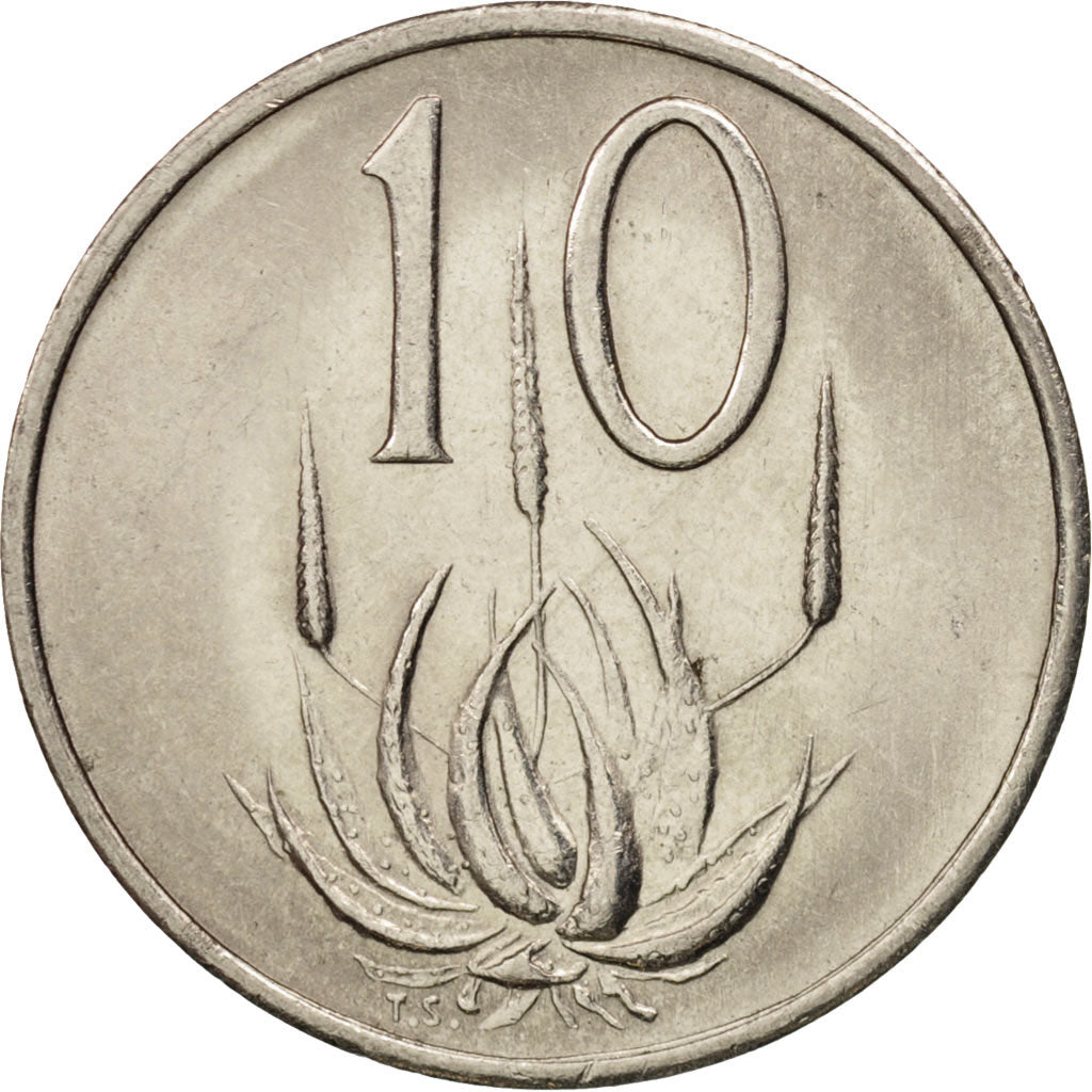 Moneta, Sudafrica, 10 Cents, 1978, SPL-, Nichel, KM:85