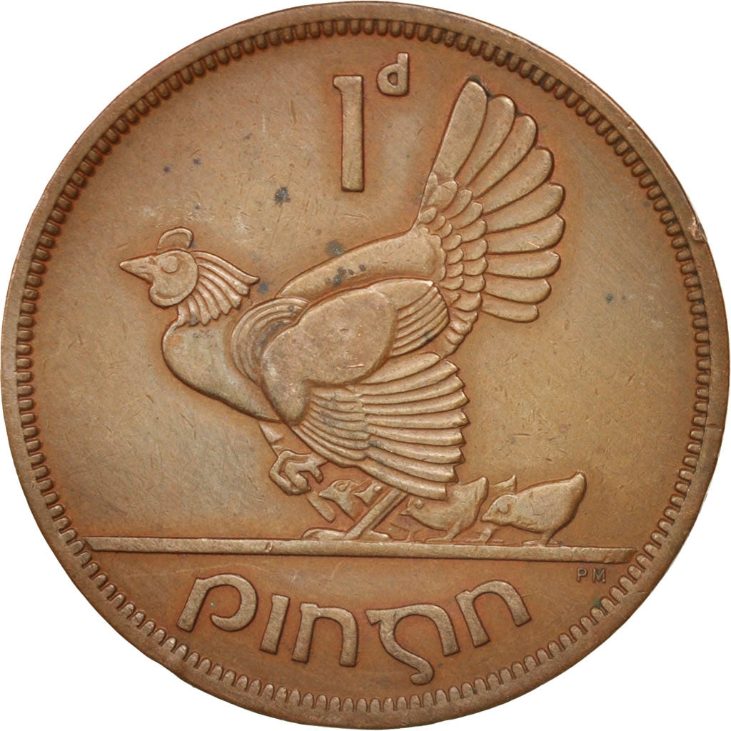 Monnaie, IRELAND REPUBLIC, Penny, 1946, TTB+, Bronze, KM:11