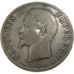 FRANCE, Napoléon III, 5 Francs, 1855, Strasbourg, KM #782.2, VF(20-25), Silver,