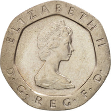 Great Britain, Elizabeth II, 20 Pence, 1982, MS(63), Copper-nickel, KM:931
