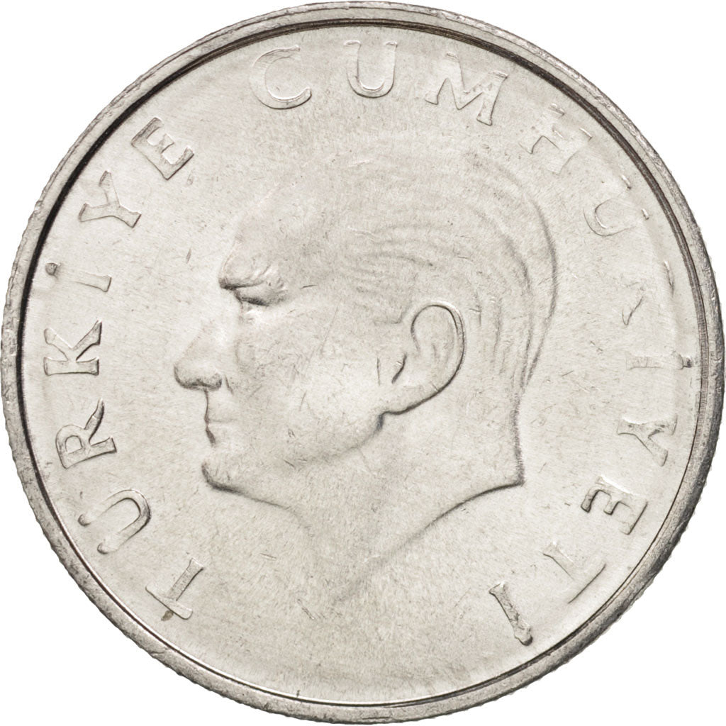 Coin, Turkey, 25 Lira, 1987, MS(63), Aluminum, KM:975