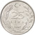 Coin, Turkey, 25 Lira, 1987, MS(63), Aluminum, KM:975