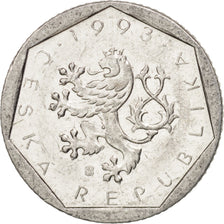 Czech Republic, 20 Haleru, 1993, MS(63), Aluminum, KM:2.1