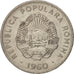 Moneta, Romania, 15 Bani, 1960, SPL-, Acciaio ricoperto in nichel, KM:87