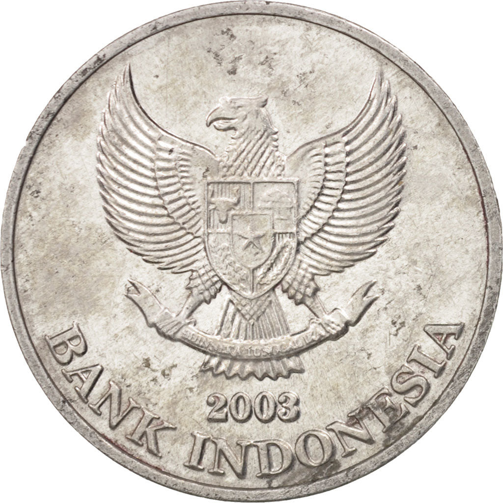Coin, Indonesia, 200 Rupiah, 2003, Perum Peruri, AU(55-58), Aluminum, KM:66