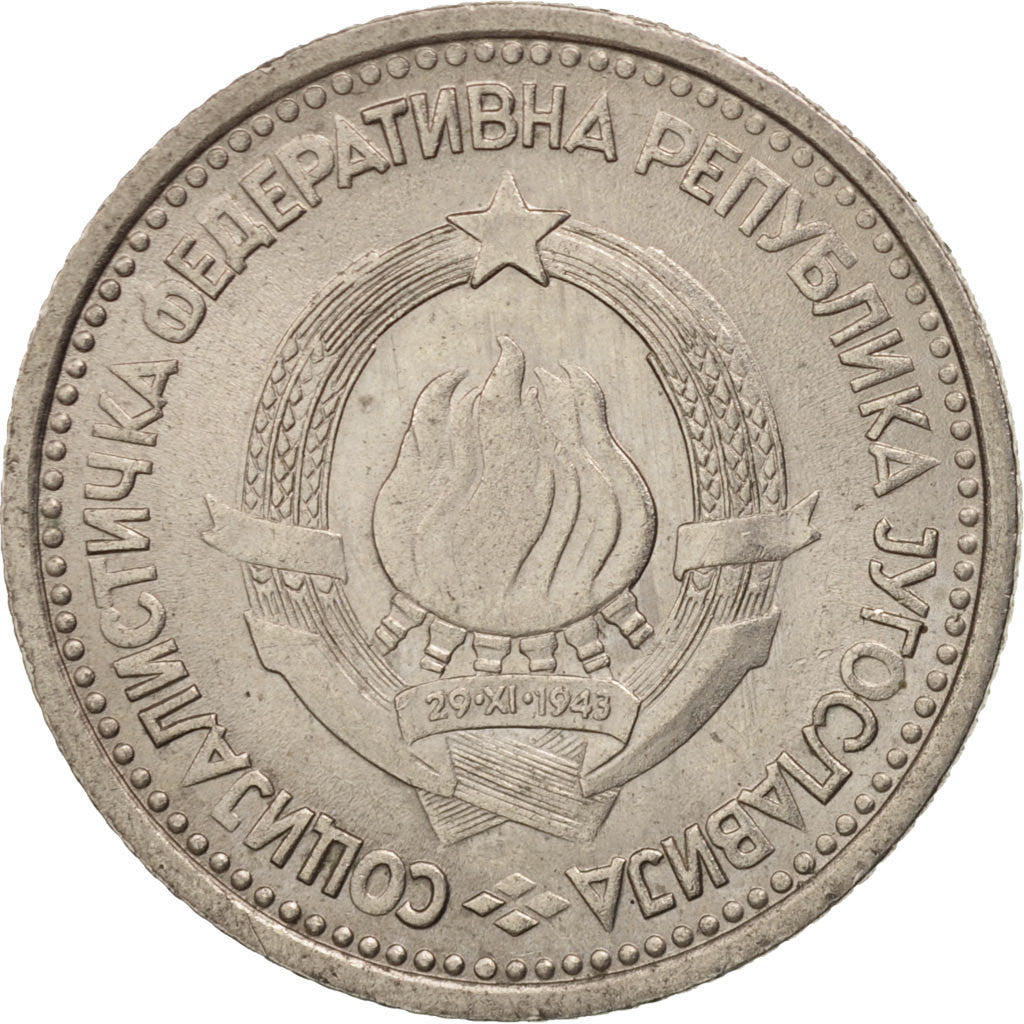 Moneta, Iugoslavia, Dinar, 1965, BB+, Rame-nichel, KM:47