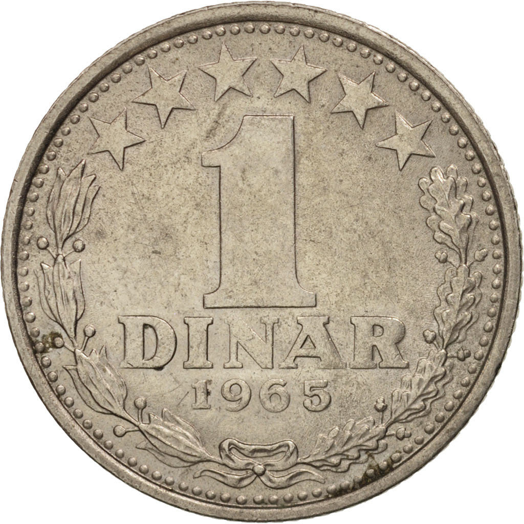 Moneta, Iugoslavia, Dinar, 1965, BB+, Rame-nichel, KM:47
