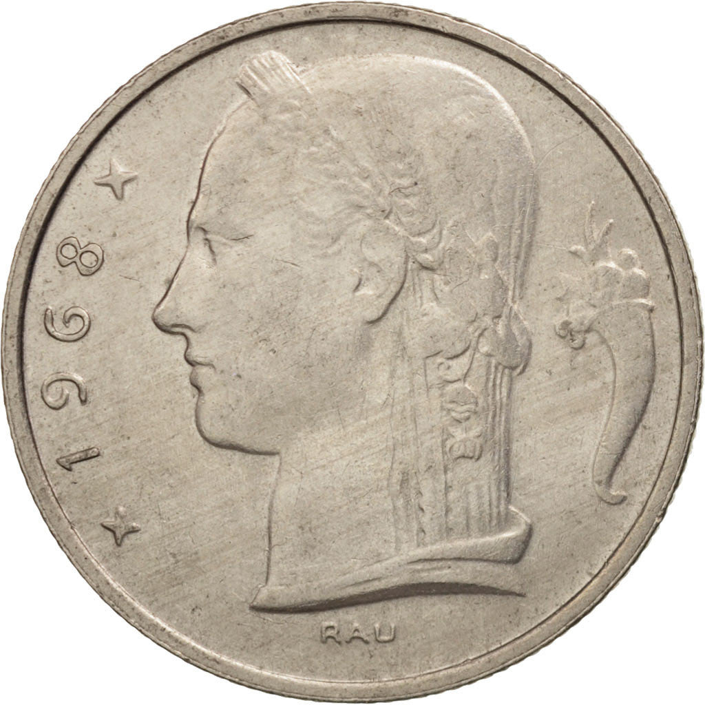 Monnaie, Belgique, 5 Francs, 5 Frank, 1968, SUP, Copper-nickel, KM:135.1