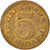 Moneta, Jugosławia, 5 Para, 1965, AU(50-53), Mosiądz, KM:43
