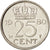 Moneta, Holandia, Juliana, 25 Cents, 1980, AU(55-58), Nikiel, KM:183