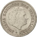 Coin, Netherlands, Juliana, 10 Cents, 1956, AU(55-58), Nickel, KM:182
