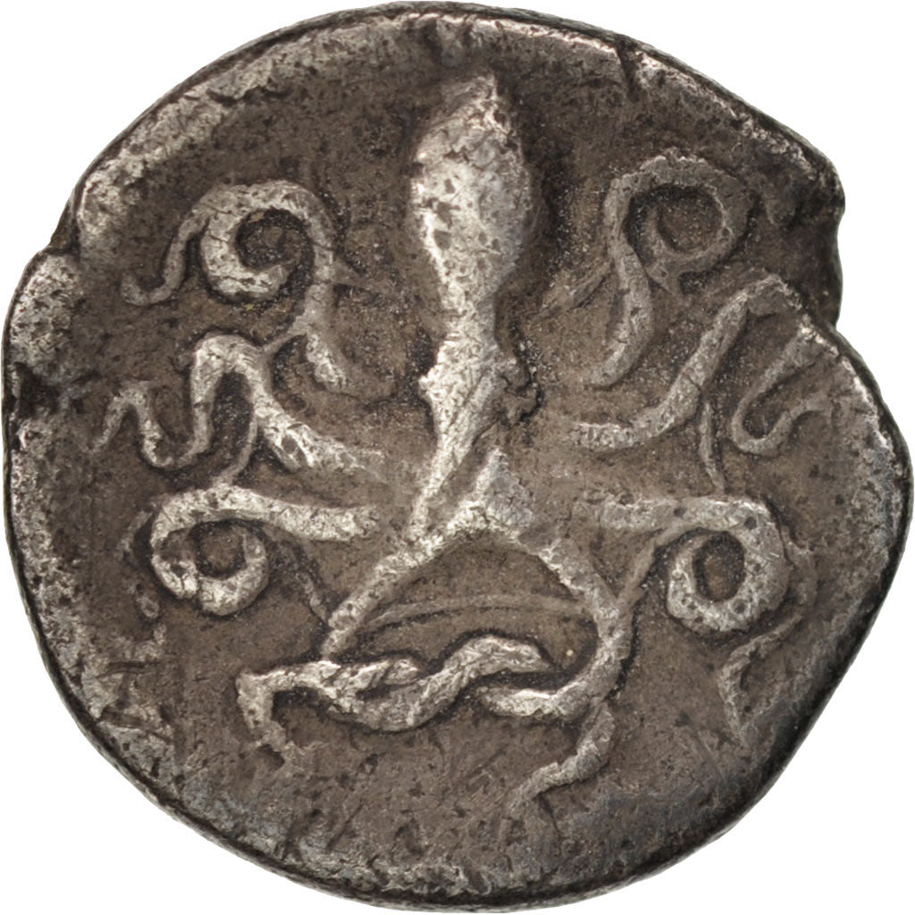 Bruttium, Kroton, Triobol, VF(30-35), Silver, SNG ANS:414