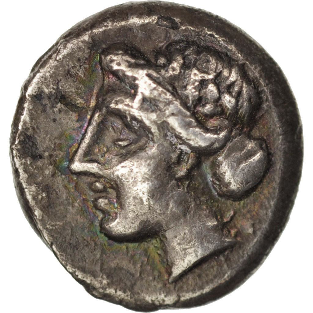 Münze, Ionia, Diobol, Kolophon, SS, Silber