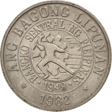 Philippines, 10 Sentimos, 1982, AU(55-58), Copper-nickel, KM:226