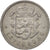 Moneta, Luksemburg, Jean, 25 Centimes, 1957, EF(40-45), Aluminium, KM:45a.1