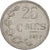 Munten, Luxemburg, Jean, 25 Centimes, 1957, ZF, Aluminium, KM:45a.1