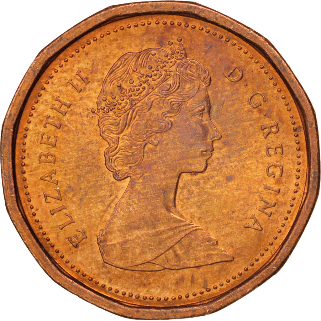 Coin, Canada, Elizabeth II, Cent, 1984, Royal Canadian Mint, Ottawa, MS(60-62)
