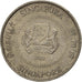 Coin, Singapore, 10 Cents, 1989, British Royal Mint, AU(55-58), Copper-nickel