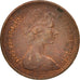 Münze, Großbritannien, Elizabeth II, 1/2 New Penny, 1974, VZ, Bronze, KM:914