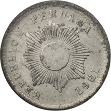 Moneta, Peru, Centavo, 1961, AU(50-53), Cynk, KM:227