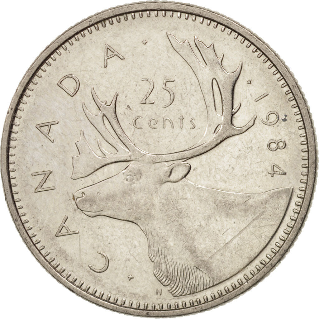 Moneta, Canada, Elizabeth II, 25 Cents, 1984, Royal Canadian Mint, Ottawa, SPL-