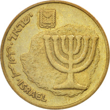 Coin, Israel, 10 Agorot, 1988, AU(55-58), Aluminum-Bronze, KM:158