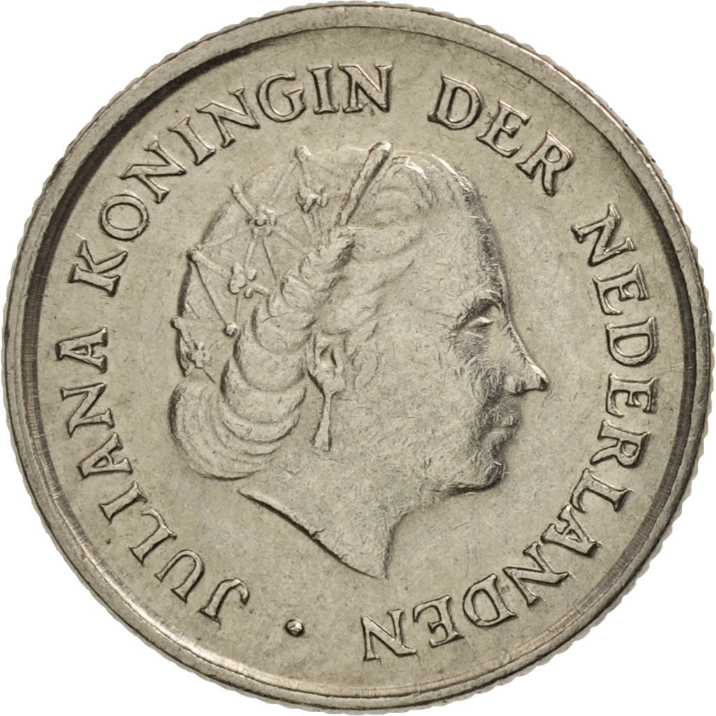 Monnaie, Pays-Bas, Juliana, 10 Cents, 1976, SUP, Nickel, KM:182