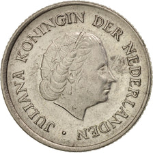 Munten, Nederland, Juliana, 25 Cents, 1976, PR+, Nickel, KM:183
