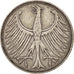 GERMANY - FEDERAL REPUBLIC, 5 Mark, 1951, Munich, EF(40-45), Silver, KM:112.1