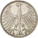 Moneta, GERMANIA - REPUBBLICA FEDERALE, 5 Mark, 1957, Hamburg, BB, Argento