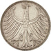 GERMANY - FEDERAL REPUBLIC, 5 Mark, 1960, Stuttgart, AU(50-53), Silver, KM:112.1