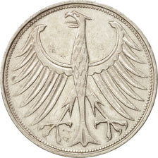 Coin, GERMANY - FEDERAL REPUBLIC, 5 Mark, 1963, Stuttgart, AU(50-53), Silver