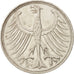 Coin, GERMANY - FEDERAL REPUBLIC, 5 Mark, 1963, Stuttgart, AU(50-53), Silver