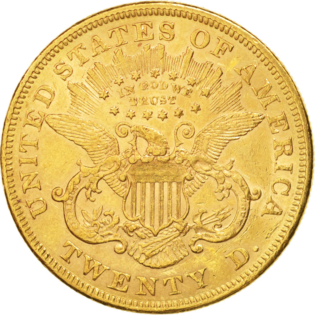 États-Unis, Liberty Head, $20, 1874, Philadelphia, TTB, KM:74.2
