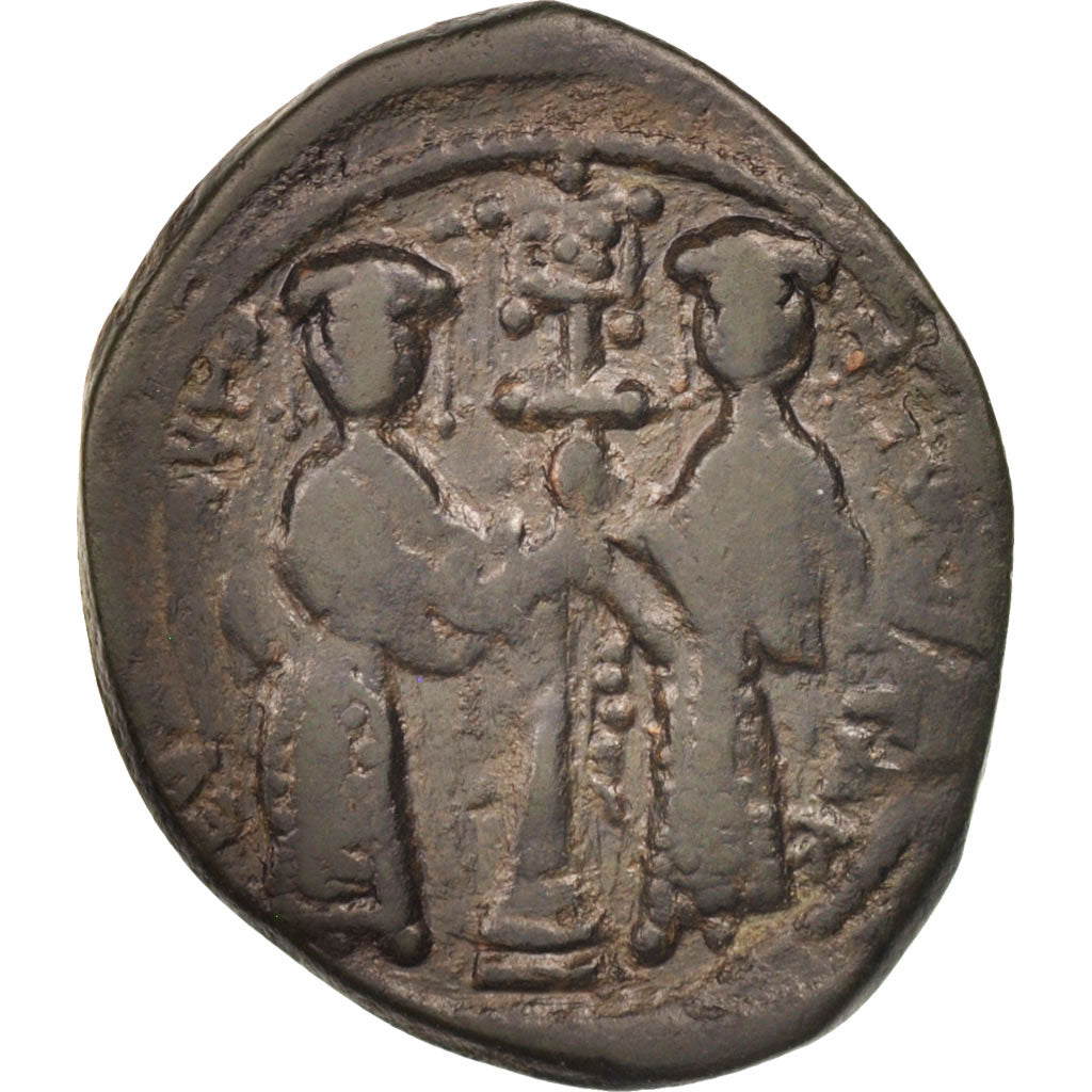 Constantine X, Follis, Constantinople, VF(30-35), Bronze, Sear:1853