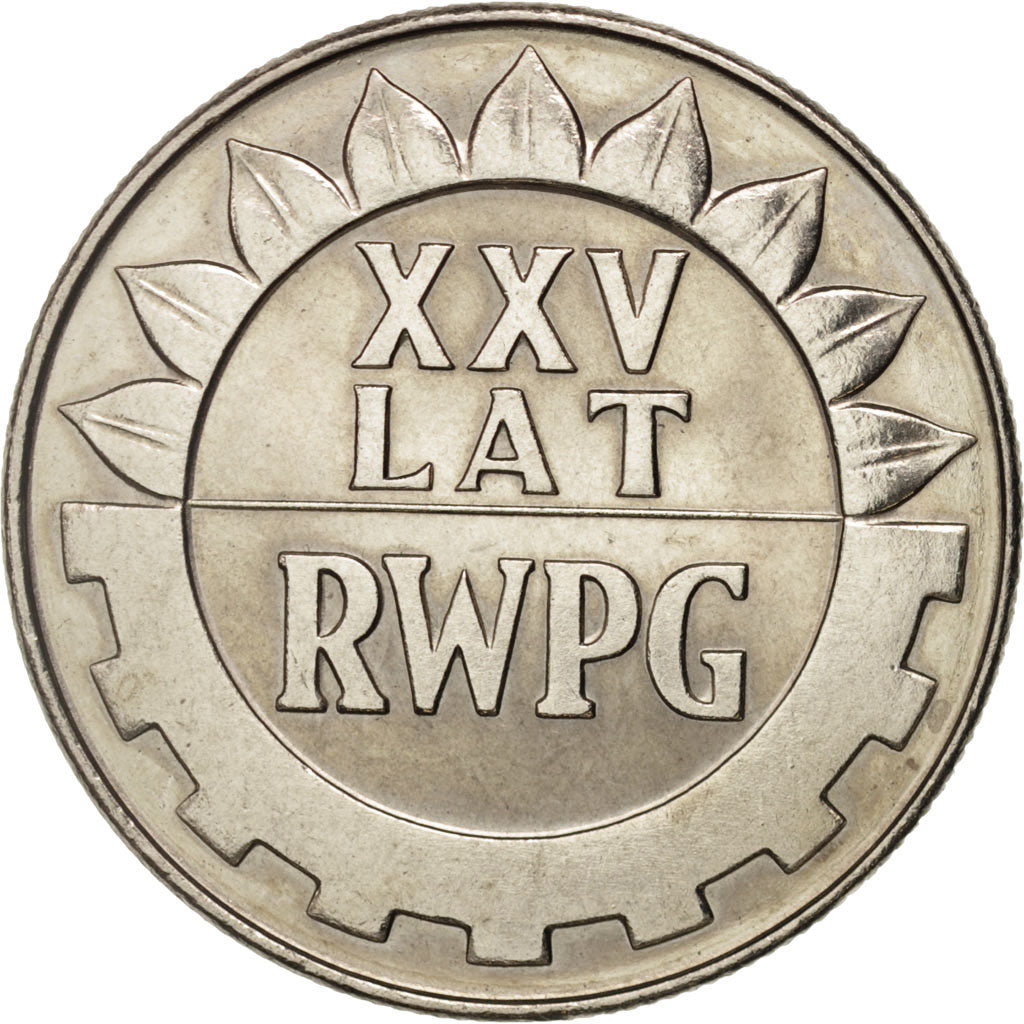 Coin, Poland, 20 Zlotych, 1974, Warsaw, MS(64), Copper-nickel, KM:70