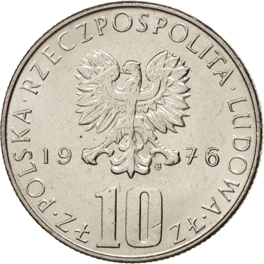 Monnaie, Pologne, 10 Zlotych, 1976, Warsaw, SPL, Copper-nickel, KM:73