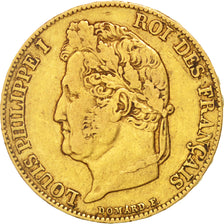 Frankreich, Louis-Philippe, 20 Francs, 1840, Paris, EF(40-45), Gold, KM:750.1