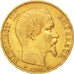 France, Napoleon III, 20 Francs, 1860, Strasbourg, EF(40-45), Gold, KM:781.2