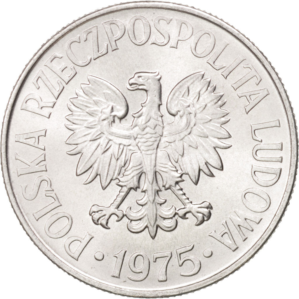 Munten, Polen, 50 Groszy, 1975, Warsaw, FDC, Aluminium, KM:48.1