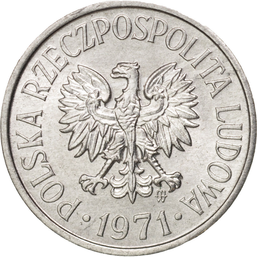 Monnaie, Pologne, 5 Groszy, 1971, Warsaw, SPL+, Aluminium, KM:A46