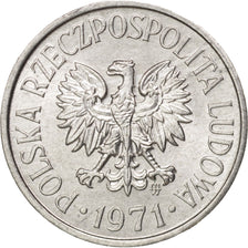 Monnaie, Pologne, 5 Groszy, 1971, Warsaw, SPL+, Aluminium, KM:A46