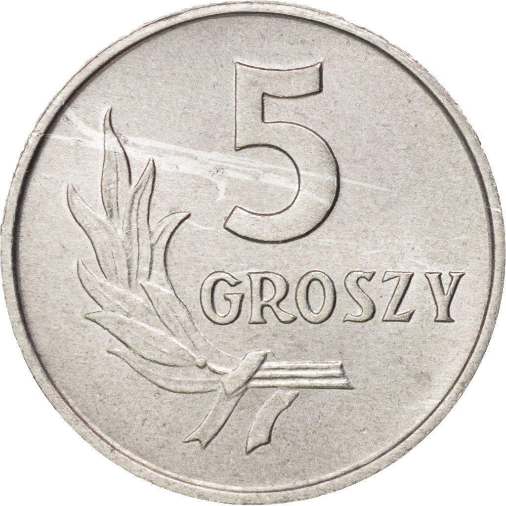 Monnaie, Pologne, 5 Groszy, 1971, Warsaw, SPL+, Aluminium, KM:A46