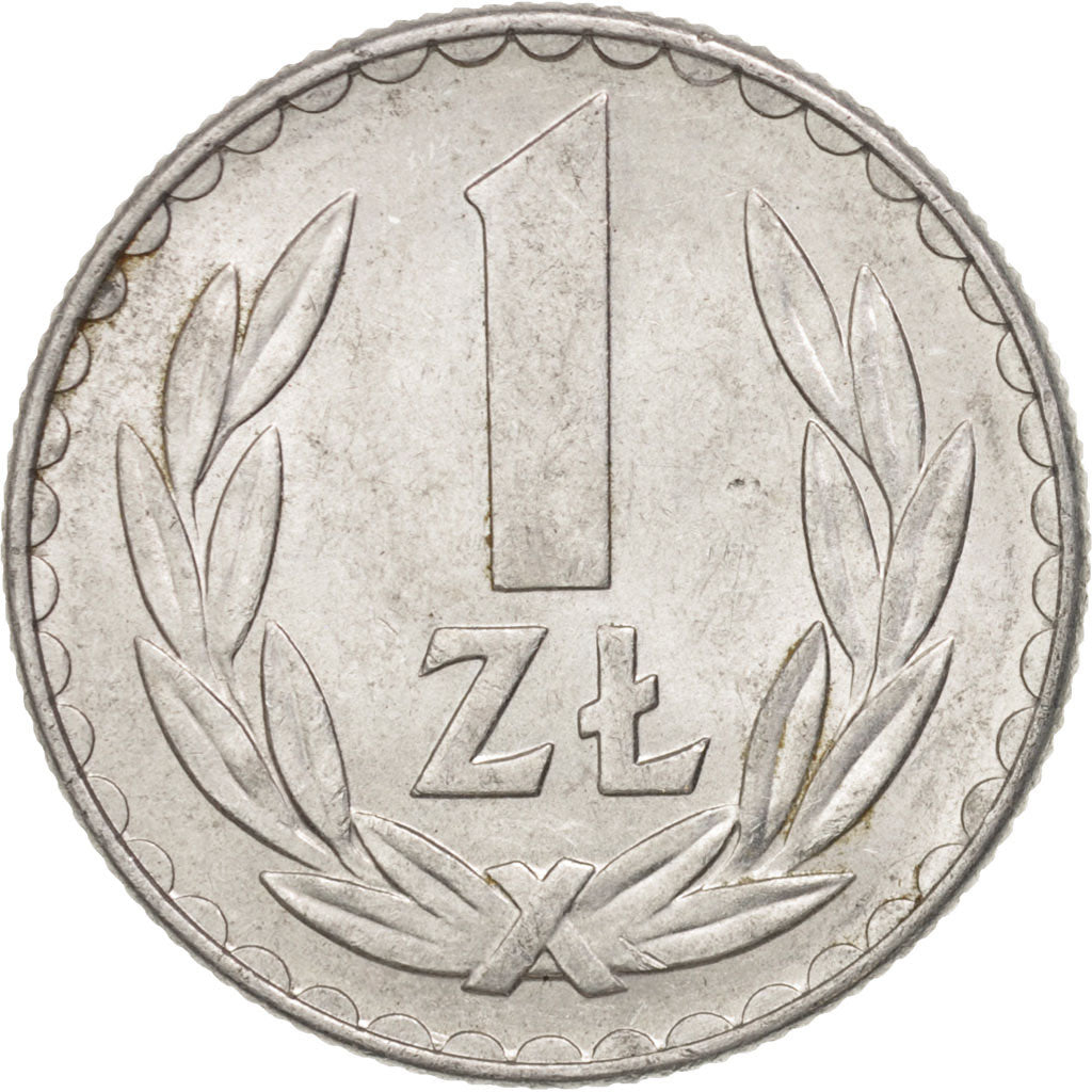 Münze, Polen, Zloty, 1975, Warsaw, VZ, Aluminium, KM:49.1