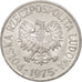 Moneda, Polonia, 50 Groszy, 1975, Warsaw, MBC+, Aluminio, KM:48.1