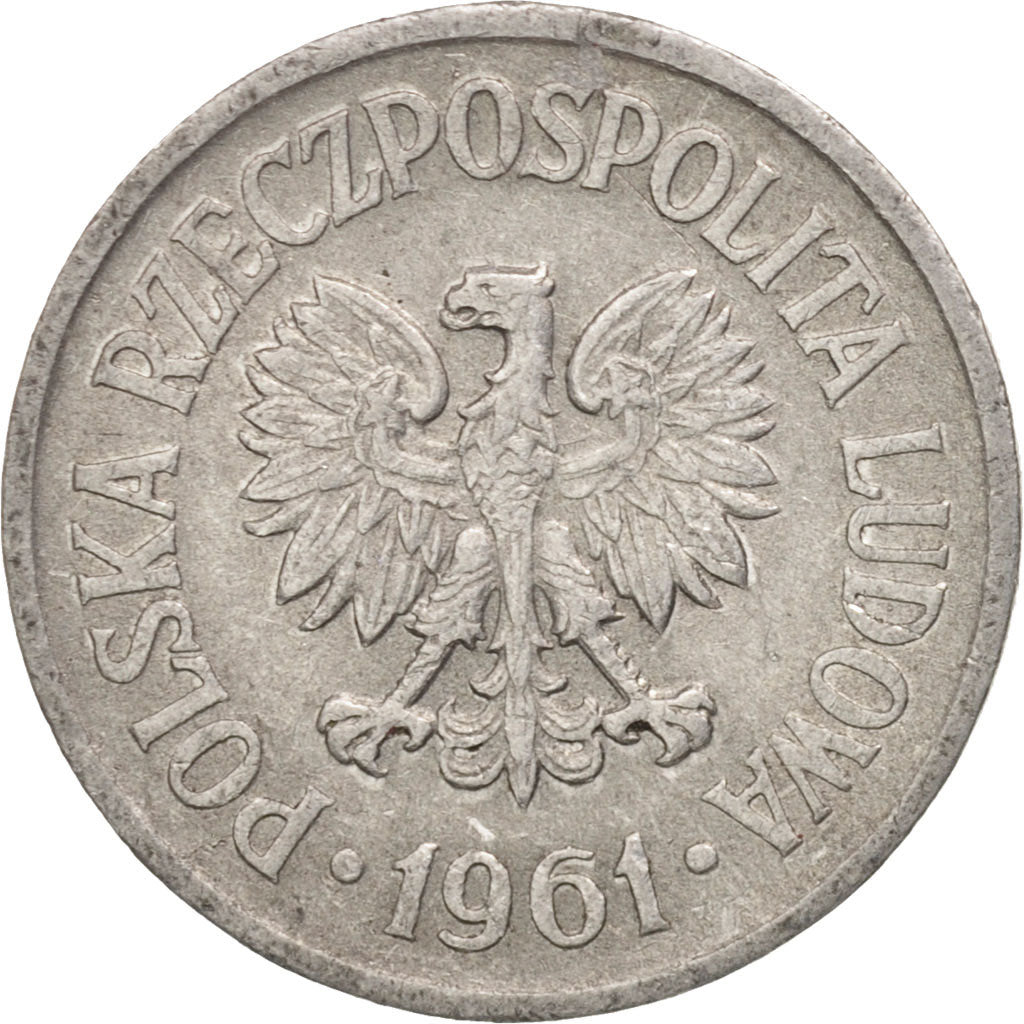 Monnaie, Pologne, 10 Groszy, 1961, Warsaw, TTB+, Aluminium, KM:AA47