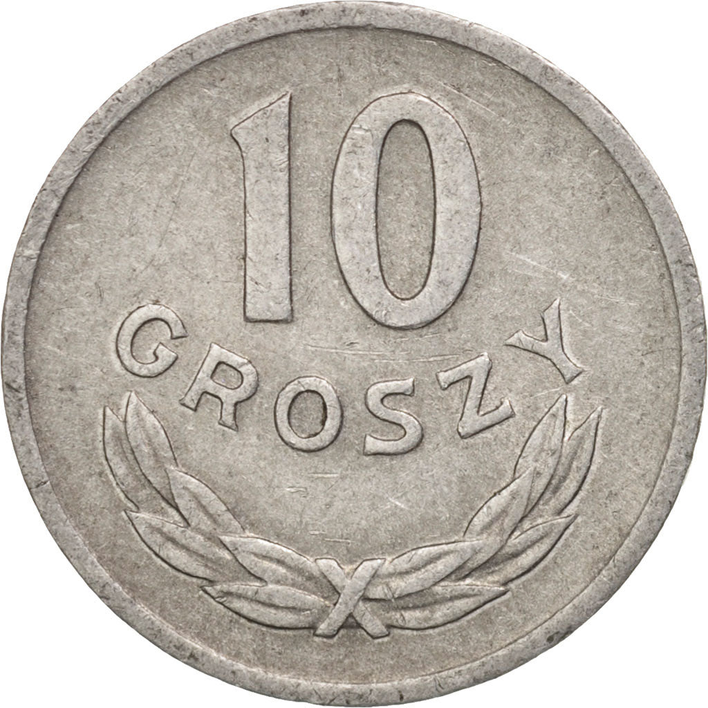 Monnaie, Pologne, 10 Groszy, 1961, Warsaw, TTB+, Aluminium, KM:AA47
